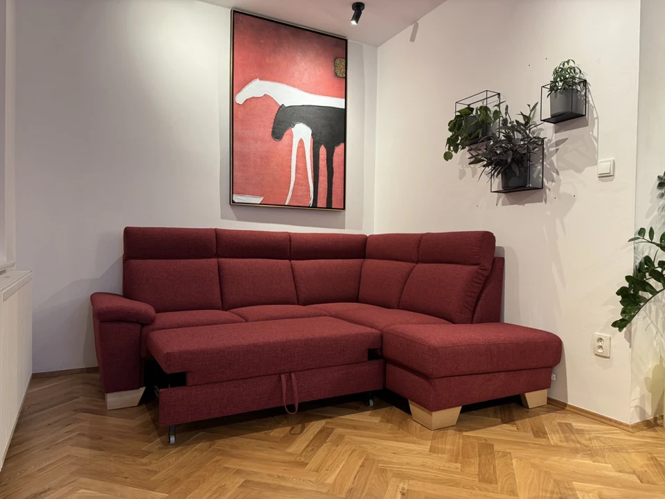 Vínová sedačka – rozklad · u zákazníka